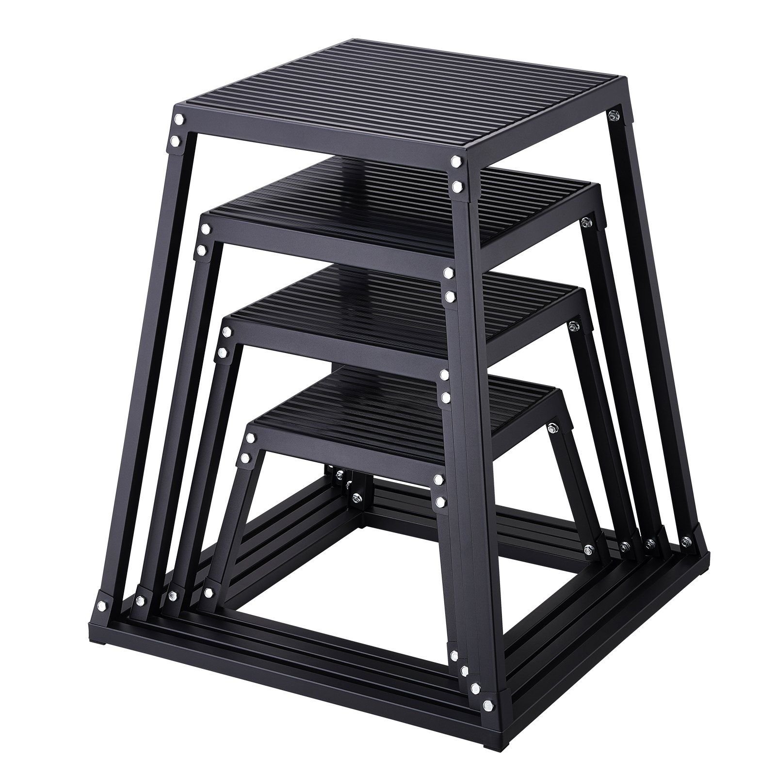 VEVOR Plyometric Jump Boxes, 12/18/24/30 Inch Plyo Box, Platform and ...