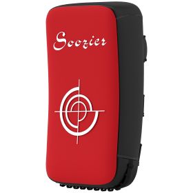 16.5 In Muay Thai Kick Shield Punching Pad, Kick Shield For Martial Arts, Karate, Kickboxing, MMA X 1 Unit, Red (Color: Red)